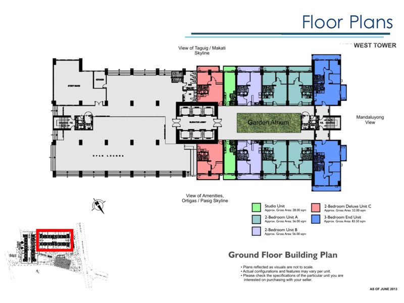 Lumiere West Building Layout