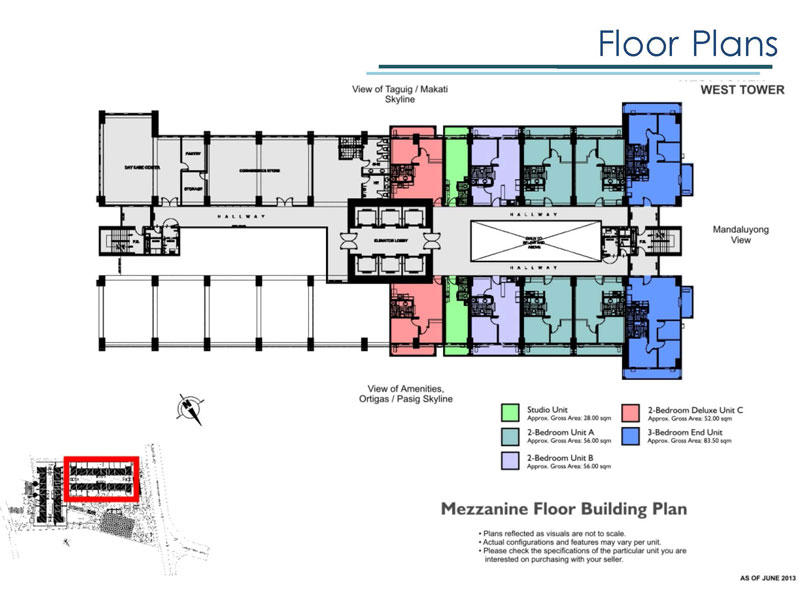 Lumiere West Building Layout