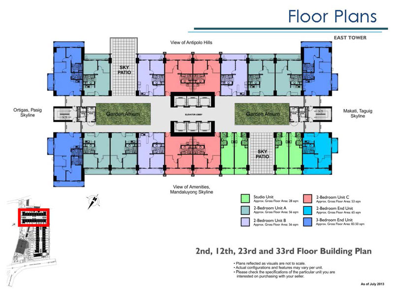 Lumiere East Building Layout