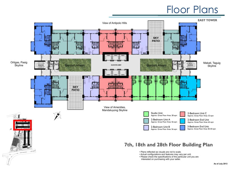 Lumiere East Building Layout