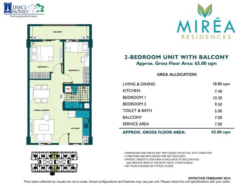 2BR 51 sqm