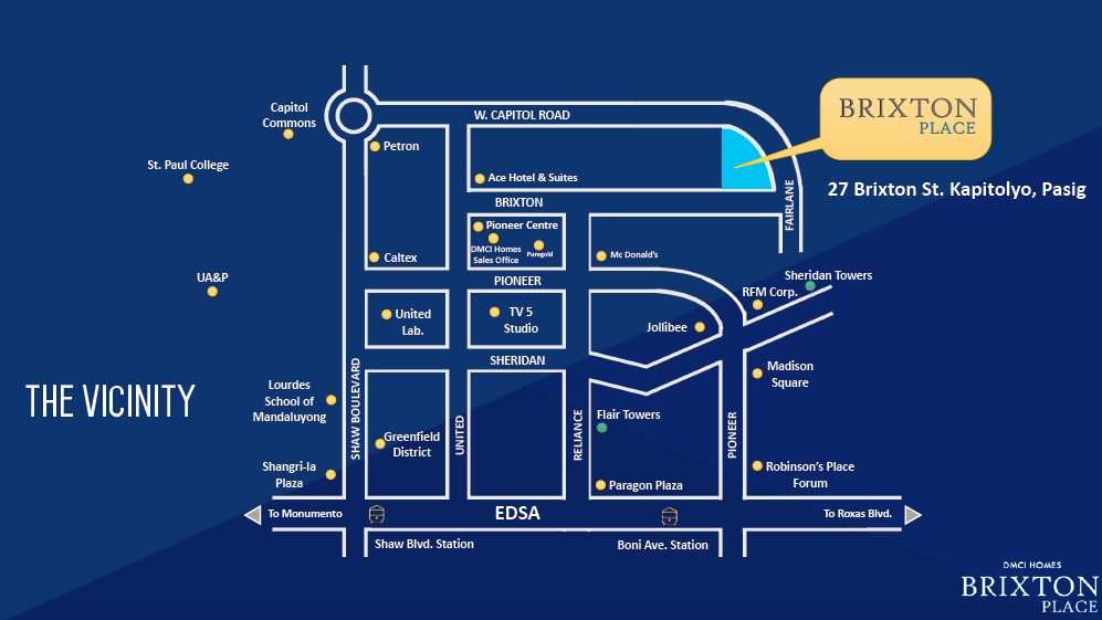 What Is Vicinity Map Vicinity Map - Dmci Homes Online