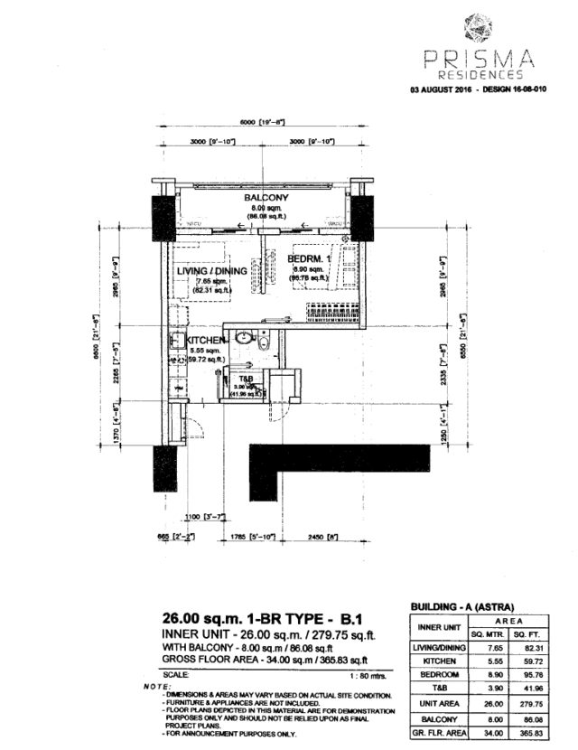 1BR-B - DMCI Homes Online