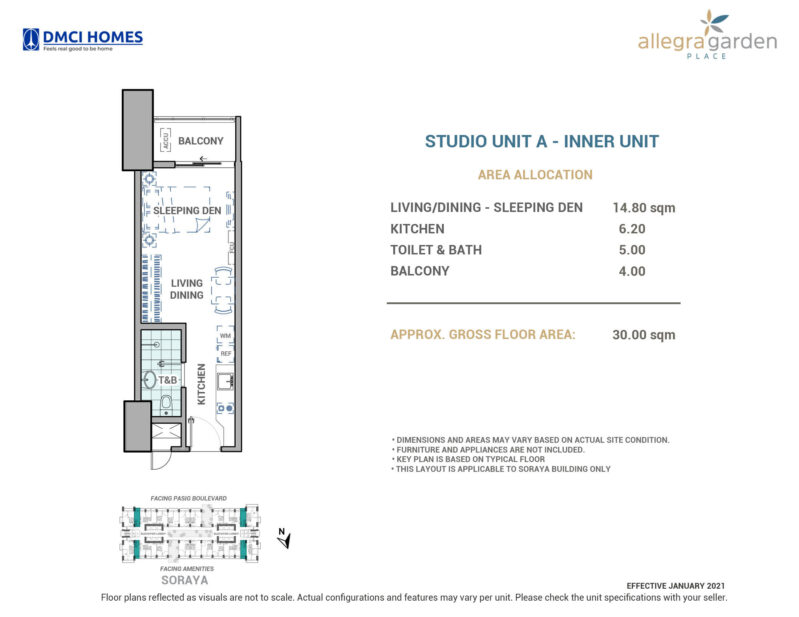 AGP_Studio-Unit-A-30sqm - DMCI Homes Online